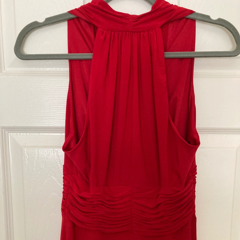 Evan Picone red dress Size 4 - Picture 3 of 6